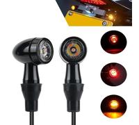 Retro Motorcycle Turn Signal LED Light Flashing Indicator Tail Brake Light 8mm For Harley For Yamaha For Cafe Racer For Bobber For Chopper,obvious