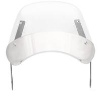 Retro Motorcycle Windshield Cover Made From Abs Material With Iron Brackets For Fitment On Bikes And Electric Vehicles Effective Wind Sand Debris Protection In Black Gray Or Clear(Transparent)
