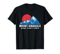 Retro Mount Kinabalu Mountains T-Shirt