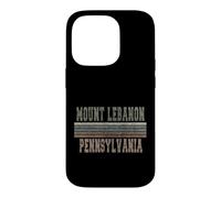 Retro Mount Lebanon Pennsylvania Case for iPhone 14 Pro