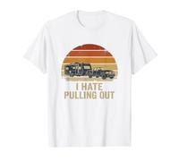 Retro Mountains I Hate Pulling Out Funny Camping Tent Value Graphic T-Shirt, Men, White, S