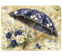 Retro Mouse Mat 290x240x3mm Umbrella Mouse Pad, Thick Non-Slip Rubber Base Desk Mat and Stitched Edge, Optimised for Gaming Sensors Mousepad Office Accessorie for Home Computers Learning PC, Model605