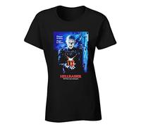 Retro Movie Poster Inspired by Hellraiser Ladyfit DTG Printed T-Shirt (6-8) Black