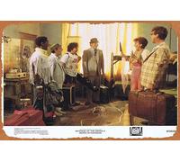 Retro Movie Poster REVENGE OF THE NERDS II NERDS IN PARADISE Original US Lobby Card 1 Tin Sign 8x12 Inches,Vintage of Classic Old Film Poster Metal Sign TV Bar Gift Karaoke Music Club Restaurant Man