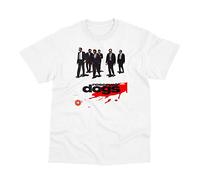 Retro Movie Poster Style Inspired by Reservoir Dogs DTG Printed T-Shirt (Large) White