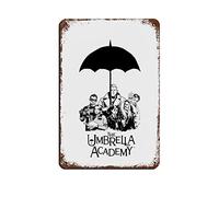 Retro Movie Poster THE Umbrella Academy Poster Retro Poster Metal Tin Sign Chic Art Retro Iron Painting Bar People Cave Cafe Family Garage Poster Wall Decoration 8x12inch(20x30cm)