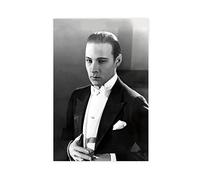 Retro Movie Star Rudolph Valentino Canvas Poster Wall Art Decor Print Picture Paintings for Living Room Bedroom Decoration Unframe-style 20x30inch(50x75cm)