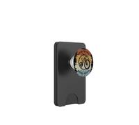 Retro MTB Mountainbiking for Climate Protection PopSockets PopWallet for MagSafe