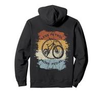 Retro MTB Mountainbiking for Climate Protection Pullover Hoodie