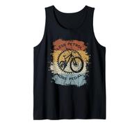 Retro MTB Mountainbiking for Climate Protection Tank Top