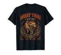 Retro Muay Thai Strike Thai Boxing Warrior Fighter T-Shirt