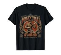 Retro Muay Thai Warrior Soul Thai Boxing Fighter T-Shirt