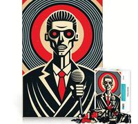 Retro Music Beats Hard Jigsaw Puzzle for Adults 1000 Pieces Reason Skill Toy Family Time Tight Cut Art Collectible (38x26cm)