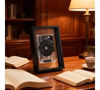Retro Music CD Player Photo Frame, Decorative Frame with Remote Control, Wall-Mount Desktop Design for Home Corridor