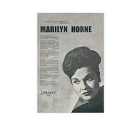 Retro Music Marilyn Horne Canvas Poster Bedroom Decor Sports Landscape Office Room Decor Gift 16x24inch(40x60cm) Unframe-style-5-1