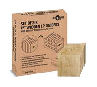 Retro Musique Wood Dividers For 12 Inch Wooden Lp Crate - Teak