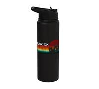 Retro Musk Ox - Musk Ox Muskox Stainless Steel Insulated Water Bottle