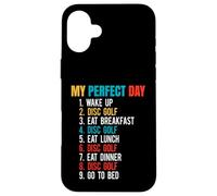 Retro - My Perfect Day - Wake Up - Disc Golf Case for iPhone 16 Plus