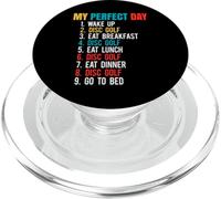 Retro - My Perfect Day - Wake Up - Disc Golf PopSockets PopGrip for MagSafe