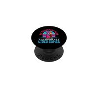 Retro My Retirement Plan Vintage Video Games Gamer Gaming PopSockets Adhesive PopGrip