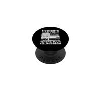 Retro My Rights Don't End Where Your Feelings Begin Veteran PopSockets Adhesive PopGrip