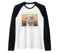 Retro My Therapist Eats Hay Vintage Alpaca Llama Raglan Baseball Tee