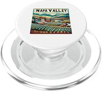 Retro Napa Valley Winery California Souvenir PopSockets PopGrip for MagSafe