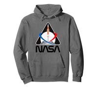 Retro NASA Worm Logo Artemis 1 Patch SLS Rocket Moon Mission Pullover Hoodie