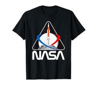 Retro NASA Worm Logo Artemis 1 Patch SLS Rocket Moon Mission T-Shirt