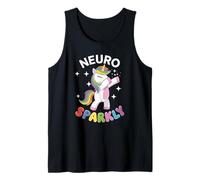 Retro Neurodivergent Neuro Sparkly Autism Spectrum ADHD Tank Top