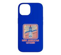 Retro New American Citizen Red White and Blue Case for iPhone 14