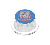 Retro New American Citizen Red White and Blue PopSockets PopGrip for MagSafe