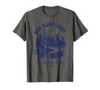 Retro New Hampshire State Shirt Est 1788 White Mountains T-Shirt