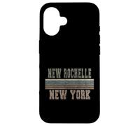 Retro New Rochelle New York Case for iPhone 16