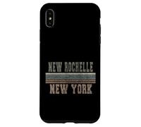 Retro New Rochelle New York Case for iPhone XS Max