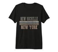 Retro New Rochelle New York Premium T-Shirt