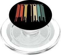 Retro New York Vintage City Urban Skyline NYC NY Architect PopSockets PopGrip for MagSafe