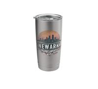 Retro Newark Landscape Vintage Souvenir Stainless Steel Insulated Tumbler