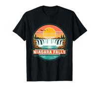Retro Niagara Falls Vintage Sunset Nature Souvenir T-Shirt