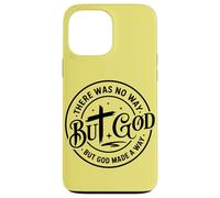 Retro No Way But God Uplifting - Faith Motivation Christian Case for iPhone 13 Pro Max