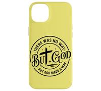 Retro No Way But God Uplifting - Faith Motivation Christian Case for iPhone 14 Plus