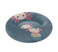 Retro Noodle Axolotl Pet Dog Beds Warm & Soft fluffier Cave Bed for Extra Small Size Pets Sleeping