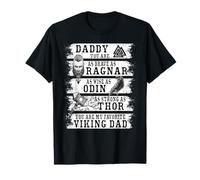 Retro Norse Mythology & Viking Saying - Best Viking Daddy T-Shirt