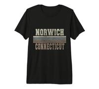 Retro Norwich Connecticut Premium T-Shirt