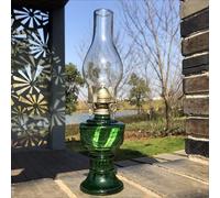 Retro Nostalgia Hurricane Lamp Simple Glass Lamp Compatible with Home Lighting Decoration Emergency Light Old Fashioned Kerosene Light