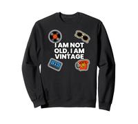 Retro Nostalgia I Am Not Old I Am Vintage Sweatshirt