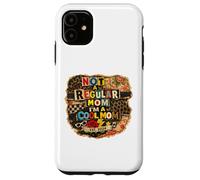 Retro Not Like A Regular Mom Est 2024 Funny Mothers Day Case for iPhone 11
