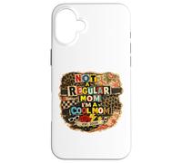 Retro Not Like A Regular Mom Est 2024 Funny Mothers Day Case for iPhone 16 Plus