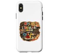 Retro Not Like A Regular Mom Est 2024 Funny Mothers Day Case for iPhone X/XS