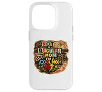 Retro Not Like A Regular Mom Funny Mothers Day Case for iPhone 14 Pro